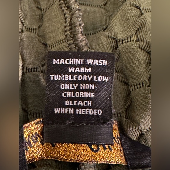 NWOT STRETCH KNIT OLIVE HONEYCOMB HOODIE - Picture 15 of 16